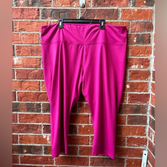 Old Navy Womens 4X Powerpress Fuschia Pink High Rise Go Dry Cropped Leggings - Picture 7 of 7